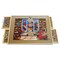 Wood Jigsaw Puzzle Table 27X35 Jumbo With Drawers And Translucent Cover